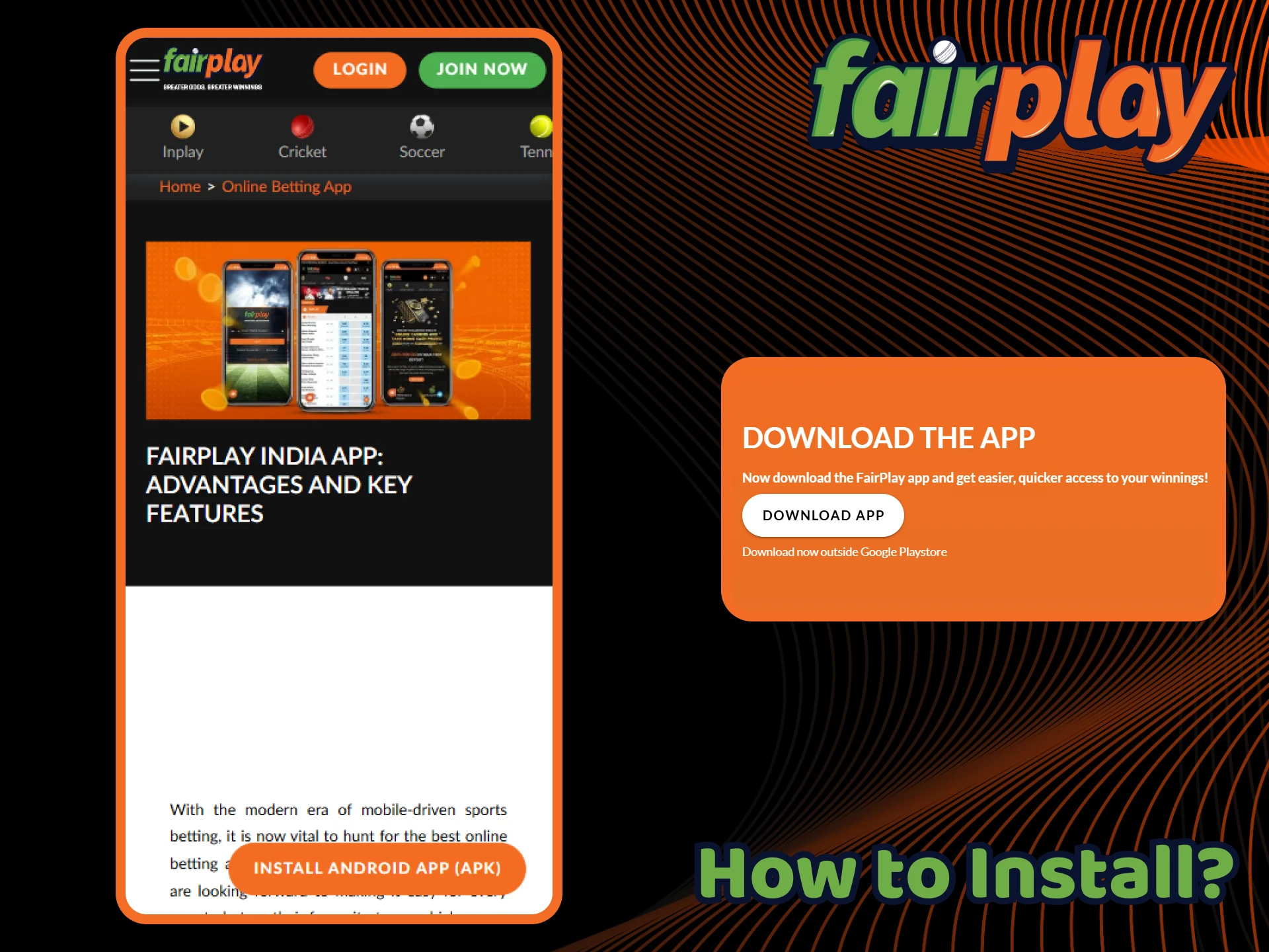 Grab the FairPlay app and set it up on either your Android or iOS device.