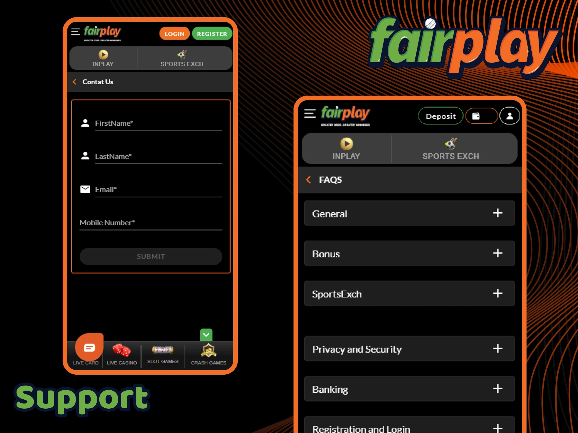 Should you run into any trouble or have a question, FairPlay's customer support team is here to help.