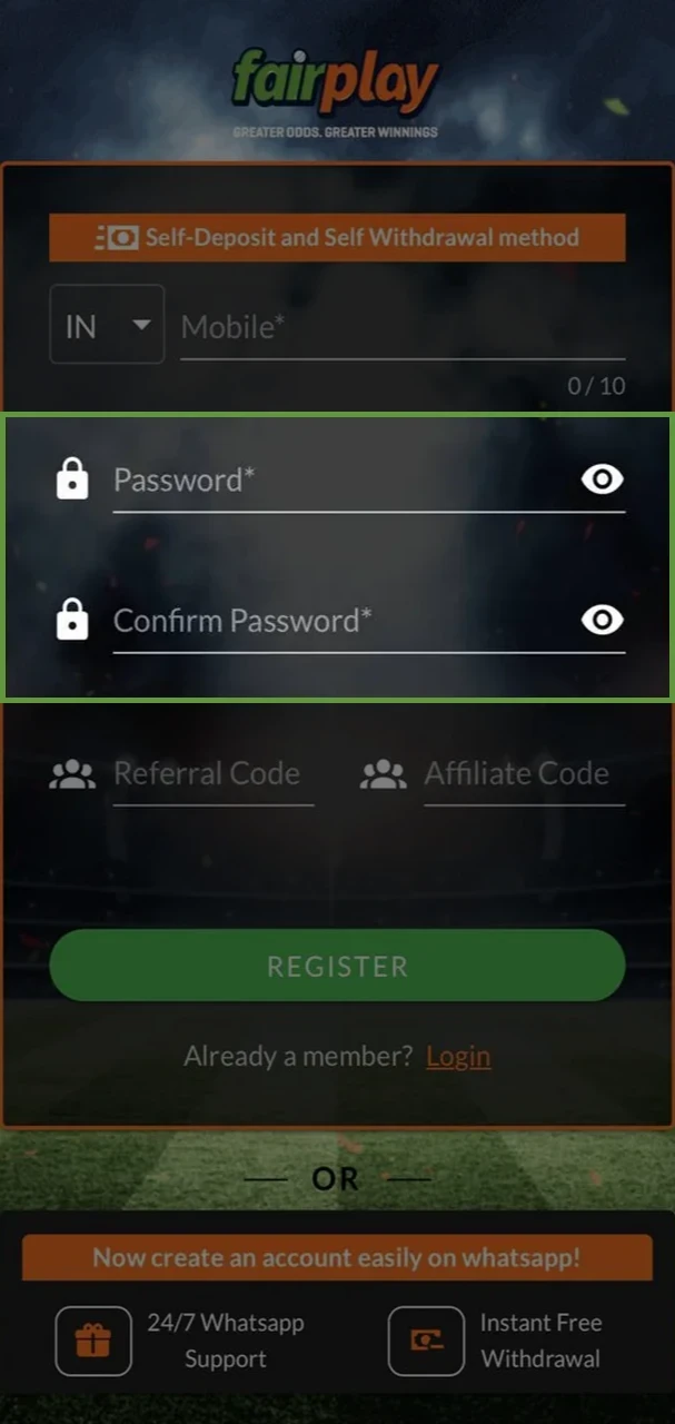 To ensure a smooth experience, please provide only accurate and valid information during sign-up.