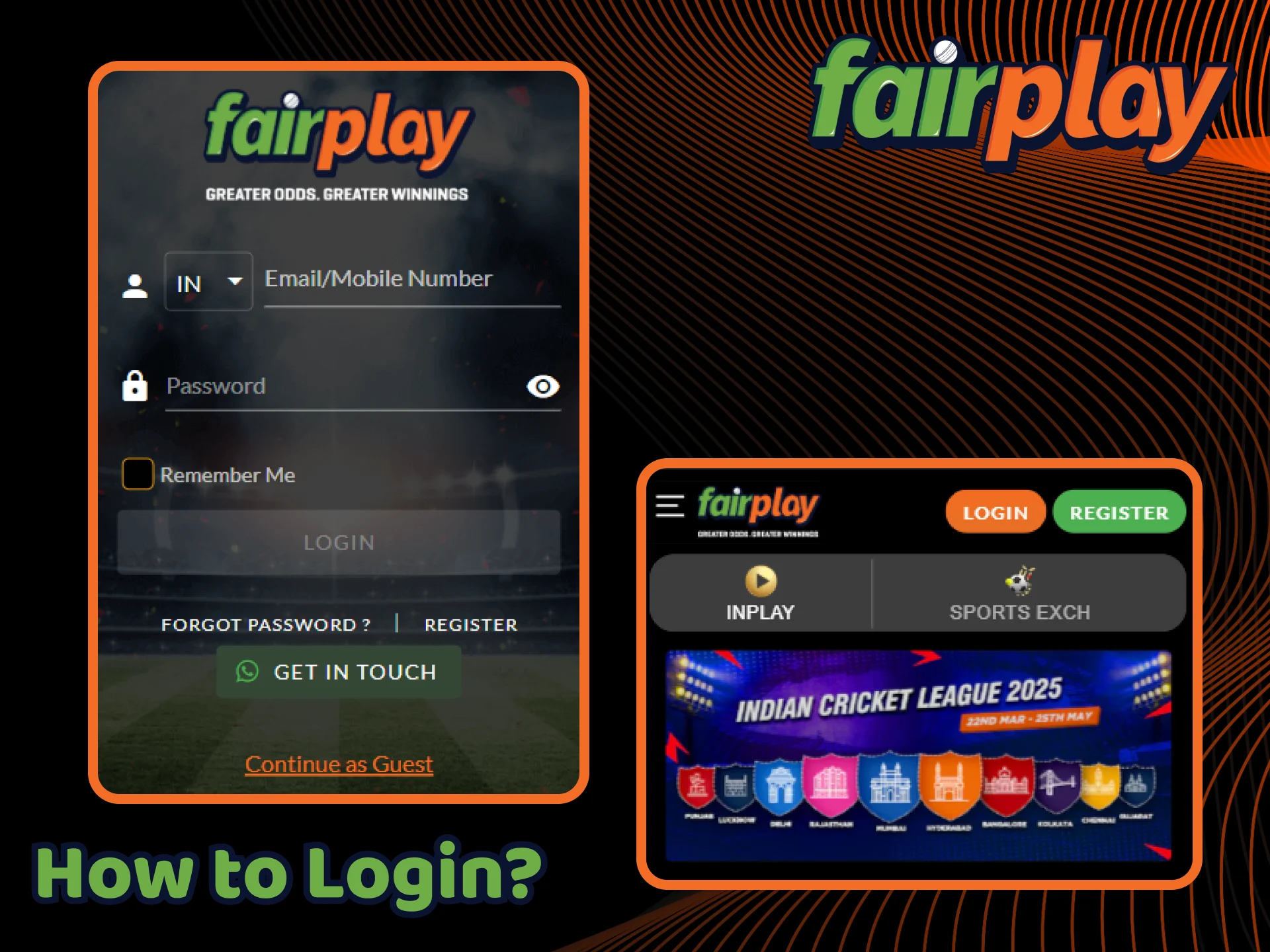 A quick guide on accessing your existing FairPlay profile.
