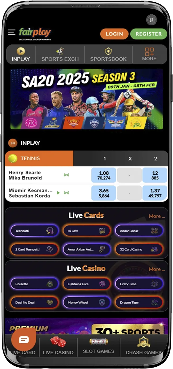 Your one-stop destination for casino gaming and sports betting at FairPlay.