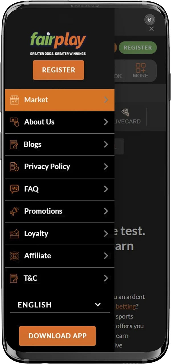 Experience a seamless and intuitive interface with the FairPlay app.